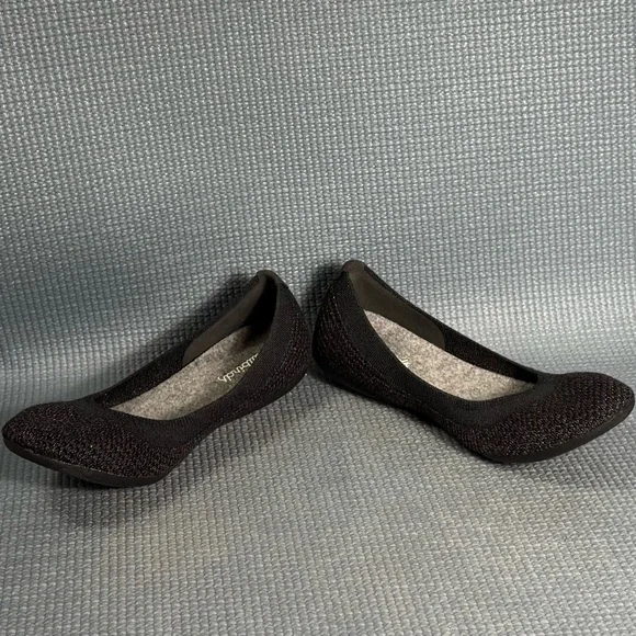 Allbirds Women's Tree Breezers Black Slip On Flats Shoes Size 5 - Picture 4 of 9